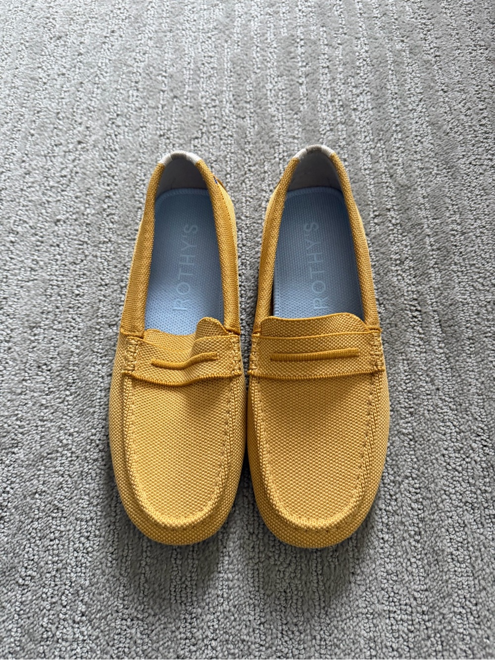 Rothy's Mustard Yellow Women's Penny Loafers